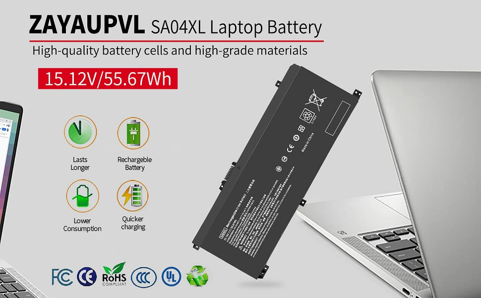 Amazon.com: SA04XL Battery for HP Envy X360 Battery Replacement